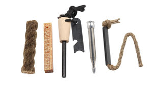 Accessoires de <span class=keywords><strong>randonnée</strong></span> de camping <span class=keywords><strong>Kit</strong></span> complet de firesteel avec allume-feu Fatwood Fire Rope pour la survie d'urgence - Product Image 5