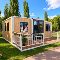 Vente Directe Maison Préfabriquée Extensible en Conteneur 20Ft 40Ft avec Cuisine Prix Maison Mobile de Luxe Préfabriquée Casas Prefabricadas