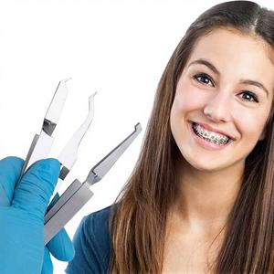 Pinzas de Ortodoncia Manuales de Acero Inoxidable de Grado Alemán de Alta Precisión, Juego de Instrumentos Quirúrgicos Profesionales con Certificación CE - Product Image 1