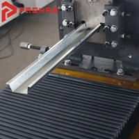 Machine à profilés oméga pour cloisons sèches galvanisées, machine de formage à froid de profilés oméga en acier léger pour traverses de plafond