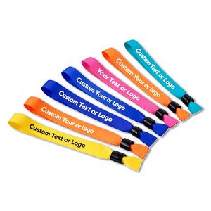 Custom Event Wristbands, Personalized <b>Festival</b> Wristband, DIY Gift Team Identity <b>Bracelets</b> with Adjustable Safety Lock - Product Image 1