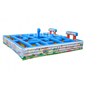 Loch Ness Monster Kids Bounce Maze Juego de desafío de laberinto inflable Laberinto inflable para niños - Product Image 1