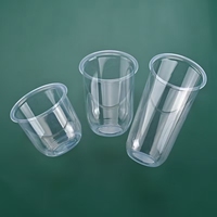 Fabrieksgemaakte plastic drinkbekers, acai bowls, U-vormige transparante fruit saladeverpakkingen, dessertverpakkingen, emmertjes, yoghurtpuddingbekers