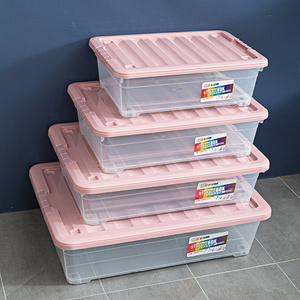 Puede ser almacenado <span class=keywords><strong>bajo</strong></span> <span class=keywords><strong>la</strong></span> <span class=keywords><strong>cama</strong></span> portátil de almacenamiento caja de <span class=keywords><strong>la</strong></span> caja de almacenamiento de plástico - Product Image 5