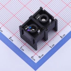 DBT10-10.0-2P-BK Barrier Terminal Block Through hole Component (THT),P=10mm Connector Two Sides 10mm 1x2P Edge Pin - Product Image 2