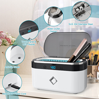 Auto TUV électronique usage domestique Portable Mini haute fréquence 42K Hz nettoyeur à ultrasons bijoux montres lunettes nettoyant