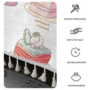 Funda de Sofá con Patrón Geométrico Personalizado, Elástica, Lavable, de Poliéster y Spandex, Decoración del Hogar, Protector de Muebles de Tres Plazas - Product Image 5