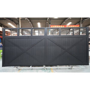 맞춤형 빌라 알루미늄 자동 섹션 전동 차고 문 유리 차고 문 - Product Image 5