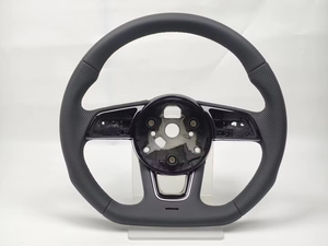Volante de Cuero Negro Personalizado para <span class=keywords><strong>BMW</strong></span> M2 M3 M4 M5 F10 F20 F22 F30 F32 F36 F80 F82 F83 F90, Accesorios para Automóviles - Product Image 1