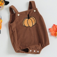 Body en velours côtelé en coton biologique pour bébé Barboteuse thermique personnalisée pour nouveau-né Onesie Knit Baby Clothes Sustainable Infant Jumpsuit