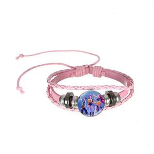 Pulsera Inspirada en el Anime K-POP '<span class=keywords><strong>Shadow</strong></span> <span class=keywords><strong>Hunters</strong></span>', Conjunto de Joyería con Dijes Góticos Rosa y Negro para Niñas, Regalo de Moda - Product Image 3