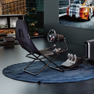 LRS13-BS01 có thể gập lại đua mô phỏng buồng lái chơi game xe lái xe PS4 ps5 PC Sim buồng lái đua xe ổ đĩa playseat bánh xe đứng - Product Image 2