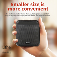 Biner G6 Portable Rechargeable Mini Haut-Parleur Audio 8W, Mégaphone Amplificateur Vocal pour Enseignants et Guides Touristiques