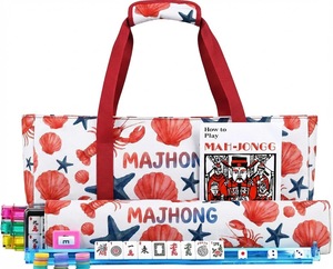Sac <span class=keywords><strong>de</strong></span> transport <span class=keywords><strong>de</strong></span> luxe multi-couleurs pour <span class=keywords><strong>jeu</strong></span> <span class=keywords><strong>de</strong></span> Mahjong américain personnalisé, grande capacité, sac portable haut <span class=keywords><strong>de</strong></span> gamme pour tuiles <span class=keywords><strong>de</strong></span> Mahjong occidentales - Product Image 6