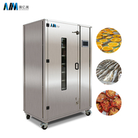 Déshydrateur Alimentaire Professionnel Industriel Commercial 220V en Acier Inoxydable à 18 Plateaux pour Fruits, Légumes et Viandes