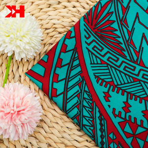 Échantillon Gratuit : Tissu Tropical Imprimé Motif Polynésien pour Robe - Product Image 3