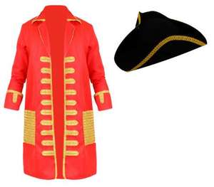 COSTUME de PIRATE des caraïbes pour homme, ensemble de 5 pièces, COSTUME de CAPTAIN, tenue pour livre - Product Image 3