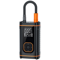 Compresseur d'air portable sans fil haute pression pour voiture, gonfleur de pneus électrique avec moniteur de pression des pneus intégré pour pneus de véhicule