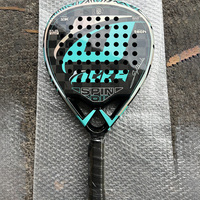 Raquette de padel en forme de larme, choix des experts, norme ROHS, noyau en EVA souple à 15 degrés, hybride Kevlar, performances optimales