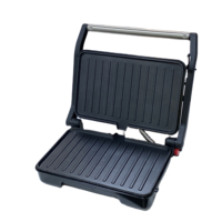 Grille de cuisson électrique portable OEM 1000W pour barbecue antiadhésif de grande surface pour barbecue d'intérieur sans fumée de poulet à steak à la maison