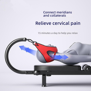Appareil d'étirement lombaire et cervical, lit d'étirement pour le cou et le corps, extenseur de colonne vertébrale, dispositif d'extension cervicale à domicile - Product Image 4