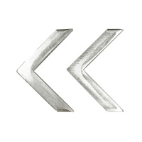 Plaque d'angle de porte et de fenêtre à 90 degrés, en aluminium et en fer, estampée