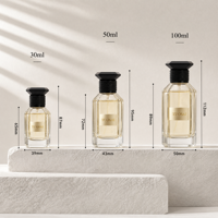 Flacon de parfum carré en verre transparent Longshuo Luxury 100ml, vide, imprimé sérigraphié, avec pulvérisateur et couvercle, prêt pour diffuseur à bâtonnets