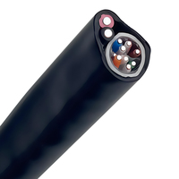 Grosir kabel Lan CAT6A dalam ruangan 305 Meter UTP CAT6 kabel jaringan Ethernet luar ruangan dengan kabel gabungan daya