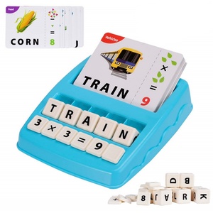Juguetes Educativos de Plástico para Niños, 2 en 1, para Contar Palabras en Inglés, Combinar Letras y Deletrear, Color Amarillo, 18.5CM - Product Image 3