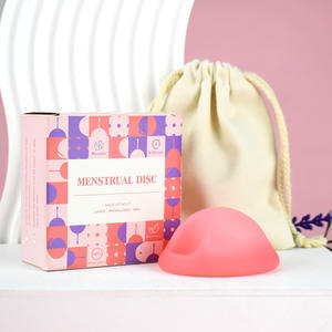 Furuize Disque Menstruel en Silicone de Grade Médical 100% Facile à Utiliser Personnalisable Acceptable Réutilisable Produit de Santé Disque Menstruel pour Femmes - Product Image 1