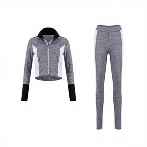 Ensemble streetwear personnalisé OEM pour femmes, respirant, avec broderie effet vieilli, en polaire polyester/coton, coupe ample, grande taille, à capuche, tendance - Product Image 1