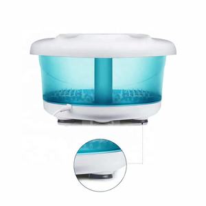 Masajeador de piernas eléctrico Shiatsu, masajeador eléctrico portátil de burbujas para pies - Product Image 3