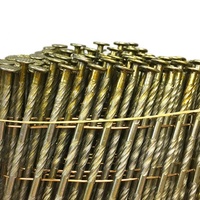 Hot Sell Smooth Shank Wire Collated Nails Pallet Wire Coil Nails Wooden Pallets Sale 15 Degree Lron Coil Patter Nails