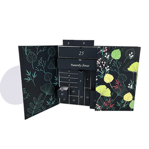 Tùy Chỉnh 24 Ngày Đếm Ngược Advent Lịch Cho Phụ Nữ Mới Vẻ Đẹp Trang Điểm Bất Ngờ Dập Nổi Matt Cán Giấy Hộp Quà Tặng - Product Image 4