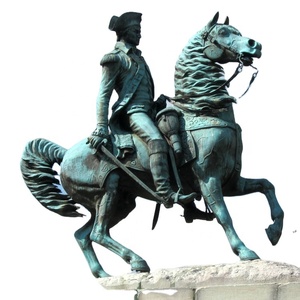 Grande statua di cavaliere all'aperto scultura di due uomini a cavallo in bronzo due uomini su sculture a cavallo - Product Image 5