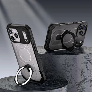 Étui de téléphone magnétique pliable avec support pour <span class=keywords><strong>iPhone</strong></span> 16 17 Pro Max, protection des coins, compatible avec la charge sans fil, CHAOYIDIAN - Product Image 2