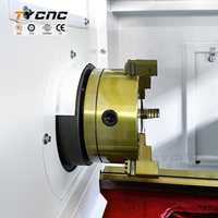 Tour CNC horizontal à broche unique haute précision CK6140 avec commande GSK/FANUC et banc plat pour l'usinage des métaux