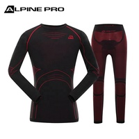 Conjunto de Ropa Interior Térmica para Esquí Alpine PRO para Hombre, 2 Piezas, Transpirable, de Secado Rápido, para Invierno, Deportes, Ropa Interior Larga para la Nieve