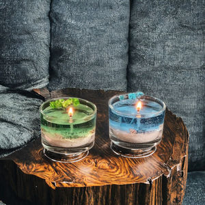 Vela Aromática Moderna Hecha a Mano en la Isla de Jeju, Cera de Soya Natural China, Aroma Oceánico para Cumpleaños y San Valentín - Product Image 3