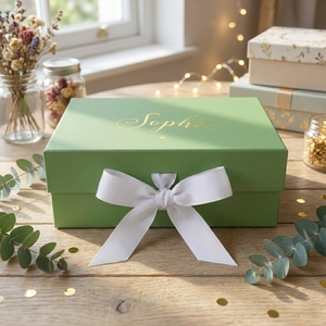 Cajas de Regalo de Cartón Rígido con Empaque de Papel Navideño Magnético Plegable de Lujo Personalizado a Bajo Precio - Product Image 1