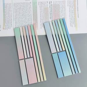 Bloc de Notas Adhesivas Transparentes e Impermeables de 180 Páginas, Material PET, Autoadhesivas, para Oficina y Material Escolar - Product Image 5