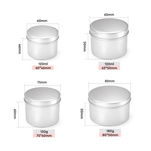 Envase de Aluminio Reciclable para Velas Navideñas, Elegante Contenedor Metálico, Empaque de Lujo para Velas, Ideal para Regalos Navideños y Uso Diario - Product Image 4