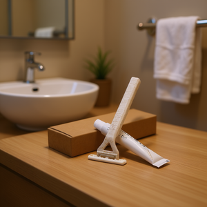 Ensemble de rasage Barba avec rasoir et crème 8 ml pour hommes, kit de toilettage - Product Image 3