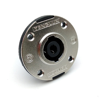 Connecteur Speakon professionnel en métal pour montage sur panneau, prise femelle, prise d'alimentation type canon, NL8 NL4FC NL4MPR, 4/8 pôles