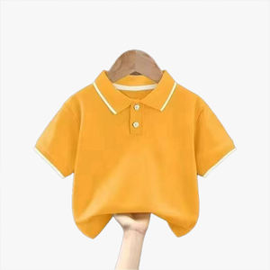 Camiseta Polo de Manga Corta para Niños, Estilo 2026, Ropa de Verano, Poliéster, Diseño de Dibujos Animados, Versátil - Product Image 2