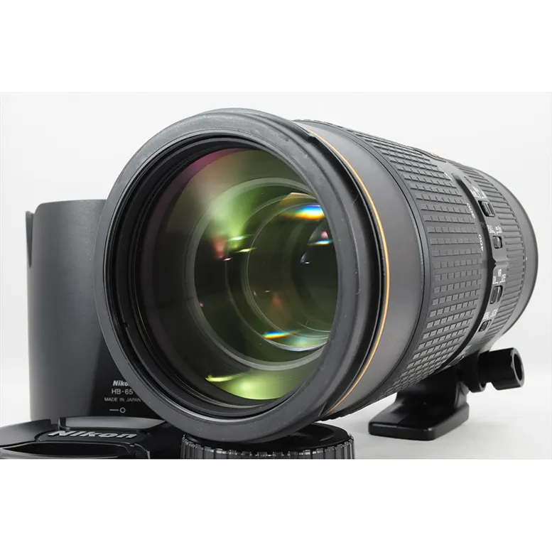 Obiettivo AF-S fotocamera in vetro con cappuccio da 80-400mm f 4.5-5.6G ED VR Plus