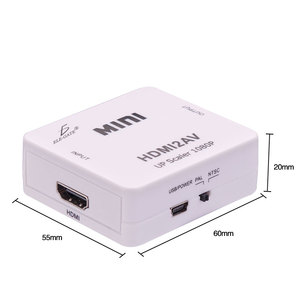 ตัวแปลงสัญญาณ HDMI เป็น RCA AV พร้อมระบบเพิ่มความละเอียดภาพขนาดเล็ก รองรับความละเอียดสูงสุด 1080P - Product Image 3