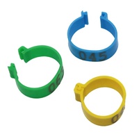Anillo de clip digital para aves de corral, diámetro interior, 2,5 cm, Anillo de pie Digital de ganso y pato de pollo, de 30 cm
