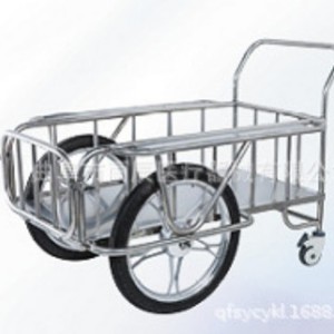 Hospital Stainless Steel Trolley 950x650x200900mm Durable Flatbed Cart For Medical Units Industrial Design - Product Image 3