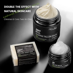 ชุดผลิตภัณฑ์ดูแลผิวสำหรับผู้ชาย OEM Natural <span class=keywords><strong>Men</strong></span> Skin <span class=keywords><strong>Care</strong></span> Set ฮาลาล บาล์มน้ำผึ้งจากไขมันวัวที่เลี้ยงด้วยหญ้า สำหรับผู้ชายและผู้หญิง ชุดของขวัญสำหรับเทศกาล ชุดผลิตภัณฑ์ดูแลผิวจากไขมันวัว - Product Image 2